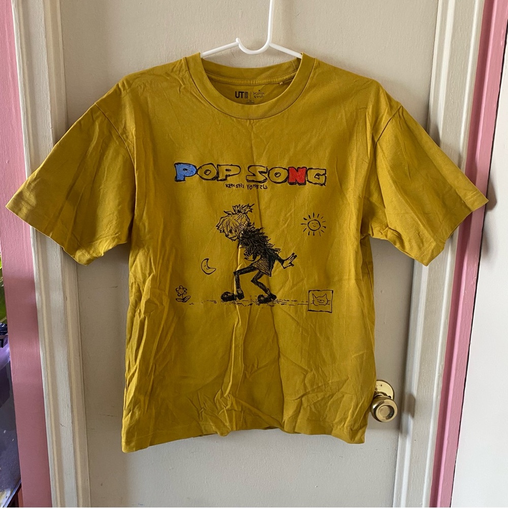 Uniqlo x Kenshi Yonezu Pop Song Mustard Graphic T-shirt